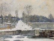 Alfred Sisley The Watering Place at Marly le Roi china oil painting reproduction